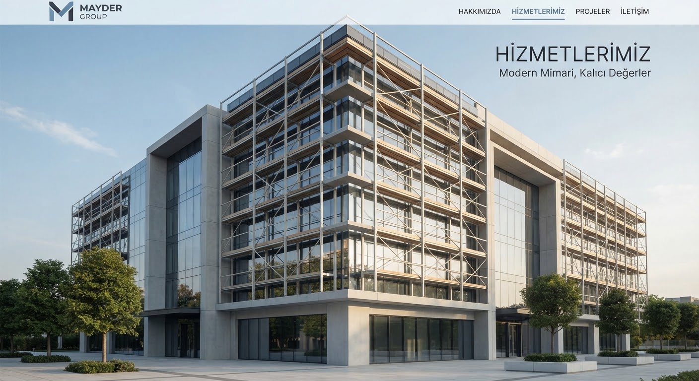 Modern ofis ve bina yenileme çalışması